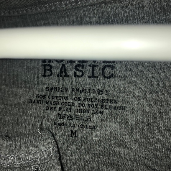 grey ribbed tank - Picture 2 of 3